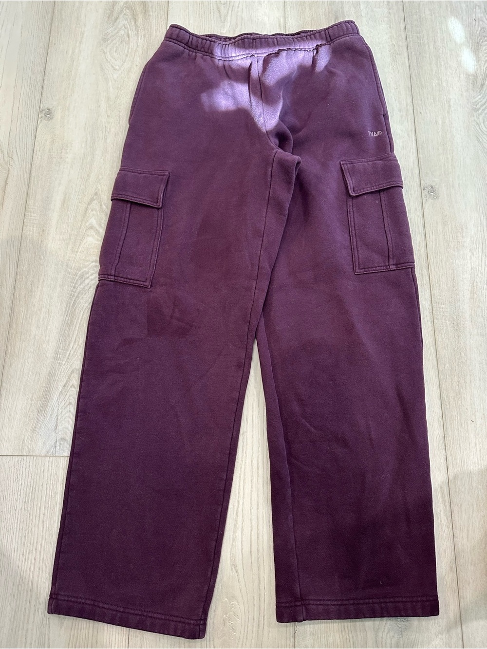 TNA Women's Cargo Sweatpants in Deep Plum